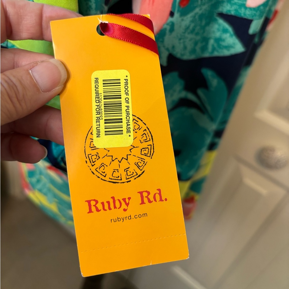 Ruby Rd. Floral Open Sleeve Colorful Top NWT - Picture 8 of 10